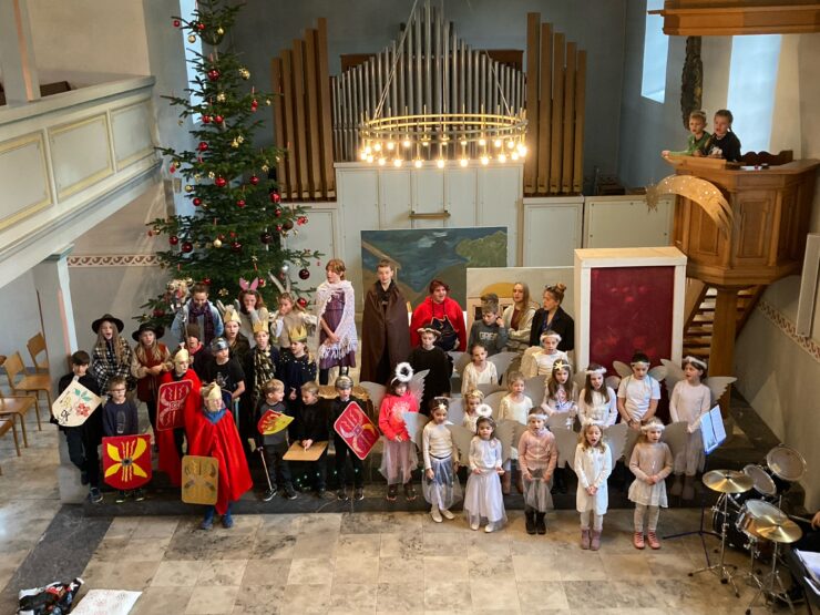 Krippenspiel in der Kirche Buus